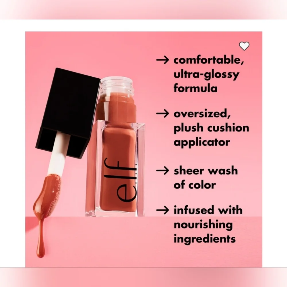 Elf glow reviver lip oil coral‎ fixation